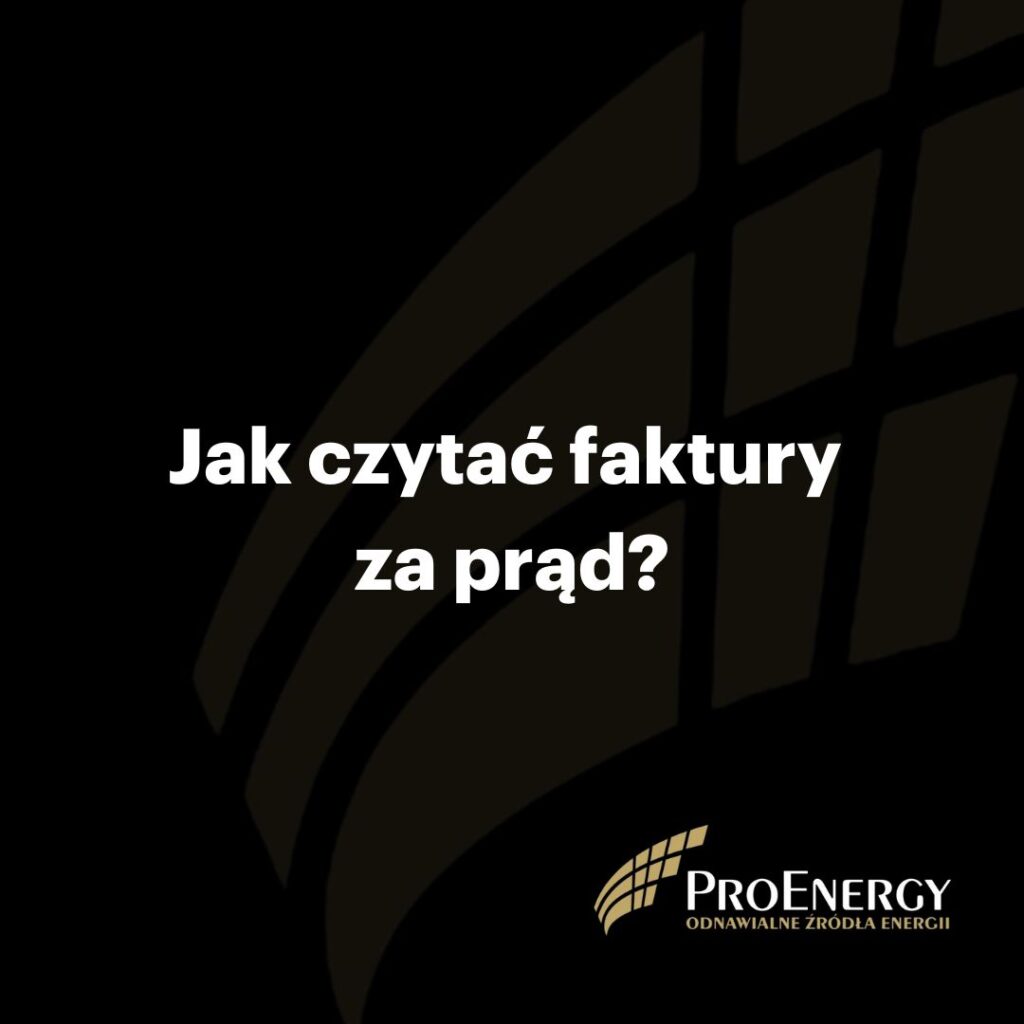Jak czytac fakture za prad