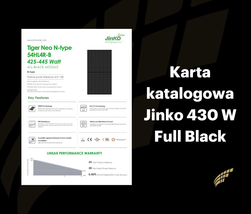 Jinko 430 Full Black